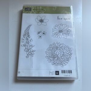 e Stampin Up Forever Florals 6 pc